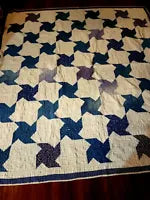 Blue Spinners Quilt